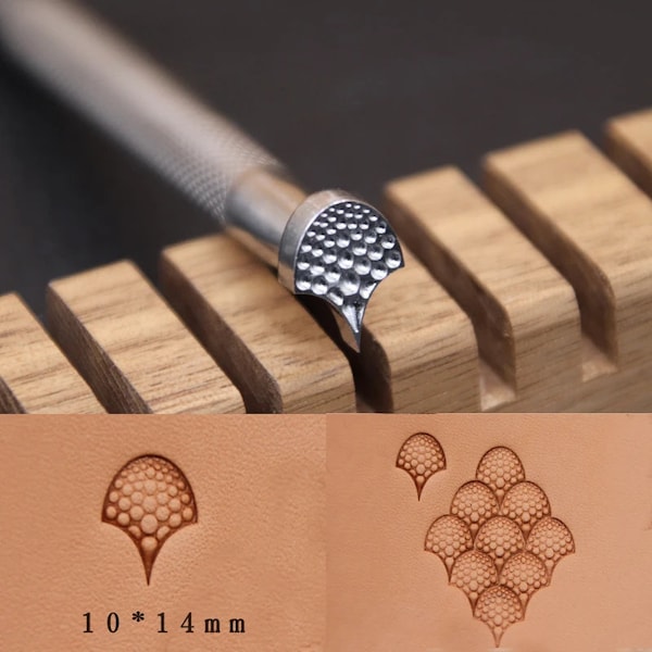 Lot De 12 Tampons En Alliage De Zinc Motifs Fleurs Dynastie Tang - Avec Poignée, Pour Impression Sur Cuir (DIY)