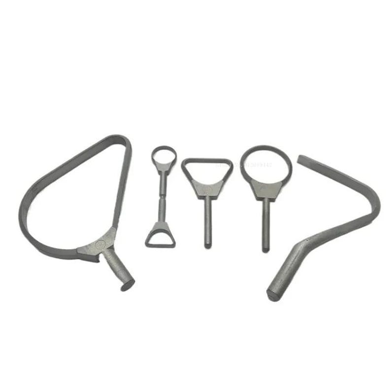 Verktyg för keramikskulptur, 5/10 st, hårdlegering, olika stilar, volframstålsreparationsknivhuvud, gör-det-själv keramikhantverk snidning texturering 5pcs