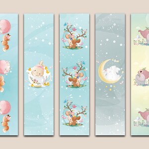 40 Piece Cute Printable Bookmarks for Kids Printable - Etsy