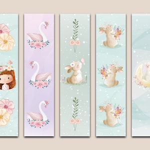 40 Piece Cute Printable Bookmarks for Kids Printable - Etsy