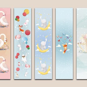 40 Piece Cute Printable Bookmarks for Kids Printable - Etsy