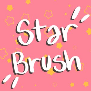 Procreate stjärnformad pensel | Fylld stjärna, Tom stjärna, Rund stjärnpensel, Söt stjärna, Stjärnstämpel, Färdig Procreate-stämpel/pensel