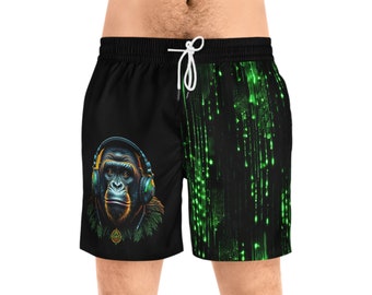 Short de bain mi-long Gamer pour homme (AOP)