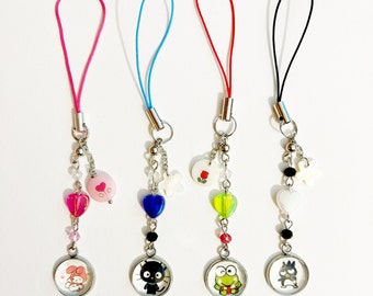 Handmade Kawaii Character Themed Phone Charms