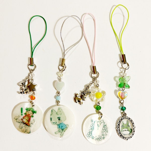 Handmade Beaded Phone Charms Yotsuba | Toro Inoue | Bunny