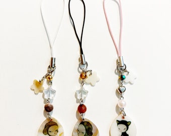 Handmade Nara Inspired Beaded Phone Charms!!!