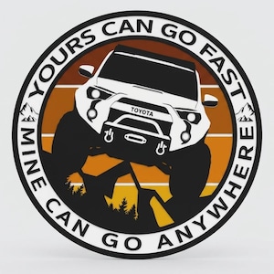 4Runner Vinyl Sticker: Weatherproof Truck Decal (4.8" x 4.8")