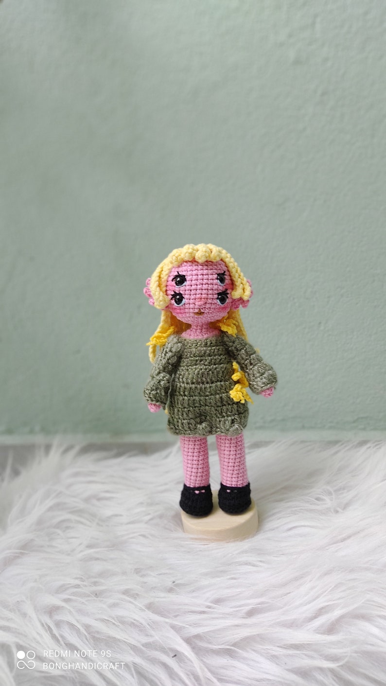 Mels Inspire Crochet Doll Yellow