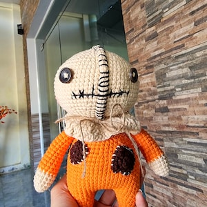 Zombie plush toy / Hallowen crochet toy
