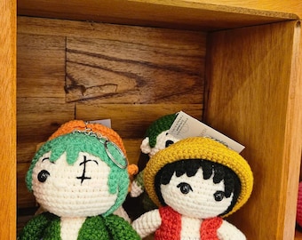 Crochet Amigurumi Keychain | Handmade Manga