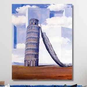 Arte de parede de René Magritte, impressão de pintura de memória de uma jornada de René Magritte, impressão de exposição de René Magritte, impressão de arte em tela de René Magritte