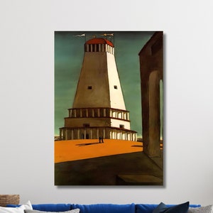 The Nostalgia of the Infinite by Giorgio De Chirico Canvas Art,Giorgio De Chirico Poster,Cubism Poster, Home Decoration Print, Ready to Hang