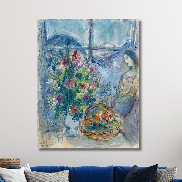 Marc CHAGALL Canvas Print Art,Marc CHAGALL Canvas Wall Art,chagall horse Canvas wall art,Exhibition Poster,Surrealism Wall art Canvas,Poster