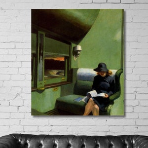 Edward Hopper Compartment C Car, 1938 Art Print,edward