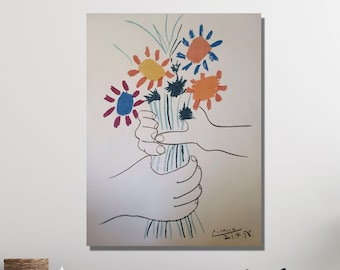 ピカソ版画：アトリエの画家とモデル、1963年、美術複製 - Etsy 日本