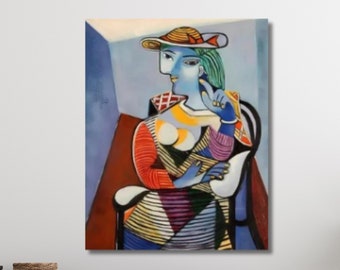 パブロ・ピカソ作「マリー・テレーズ 水上肖像画」（1937年