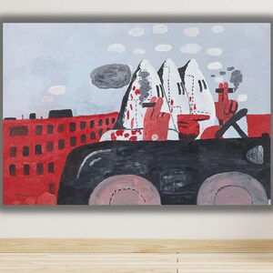 Riding Around by Philip Guston Quality Print - Frame Me - Etsy