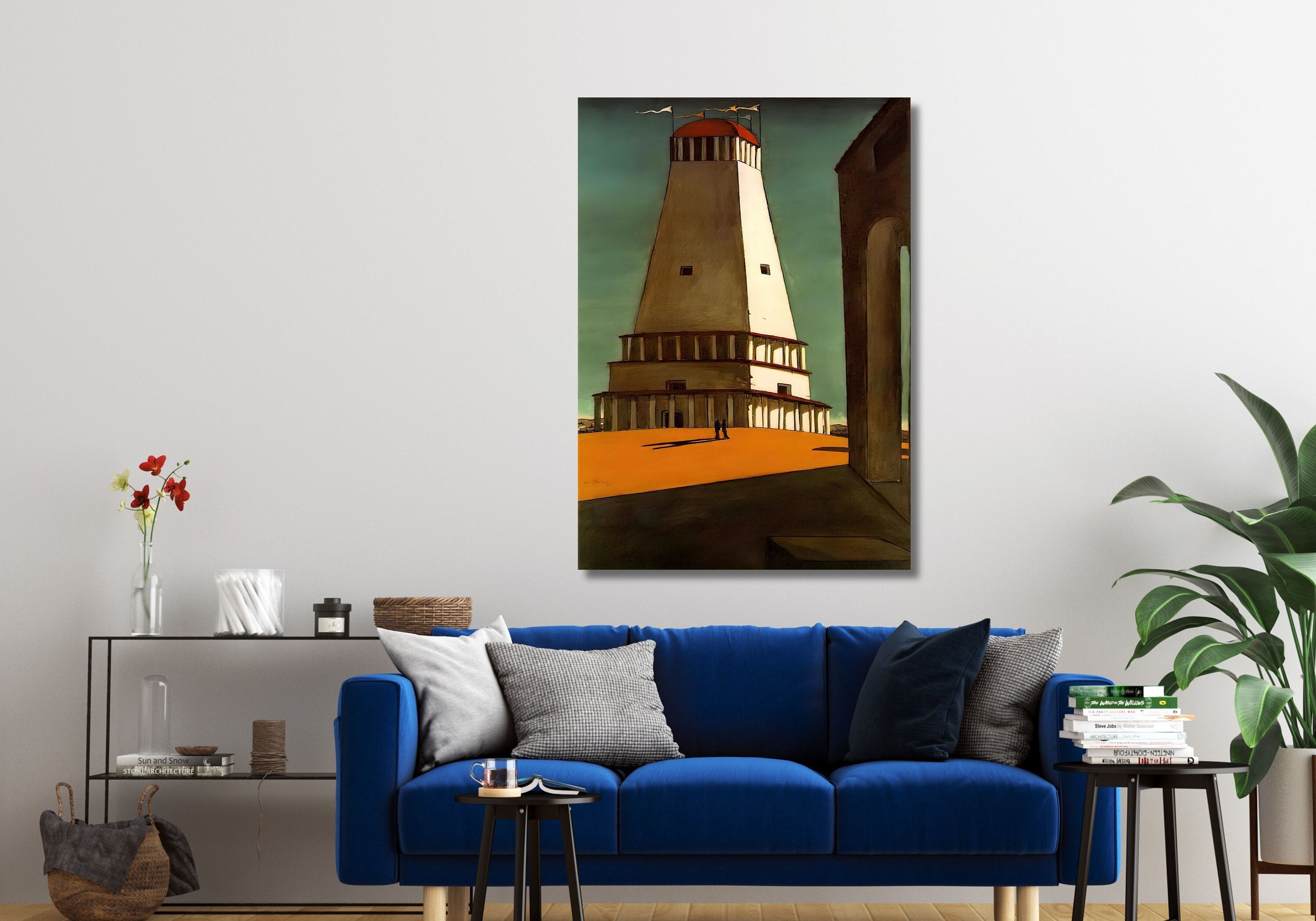 The Nostalgia of the Infinite by Giorgio De Chirico Canvas Art