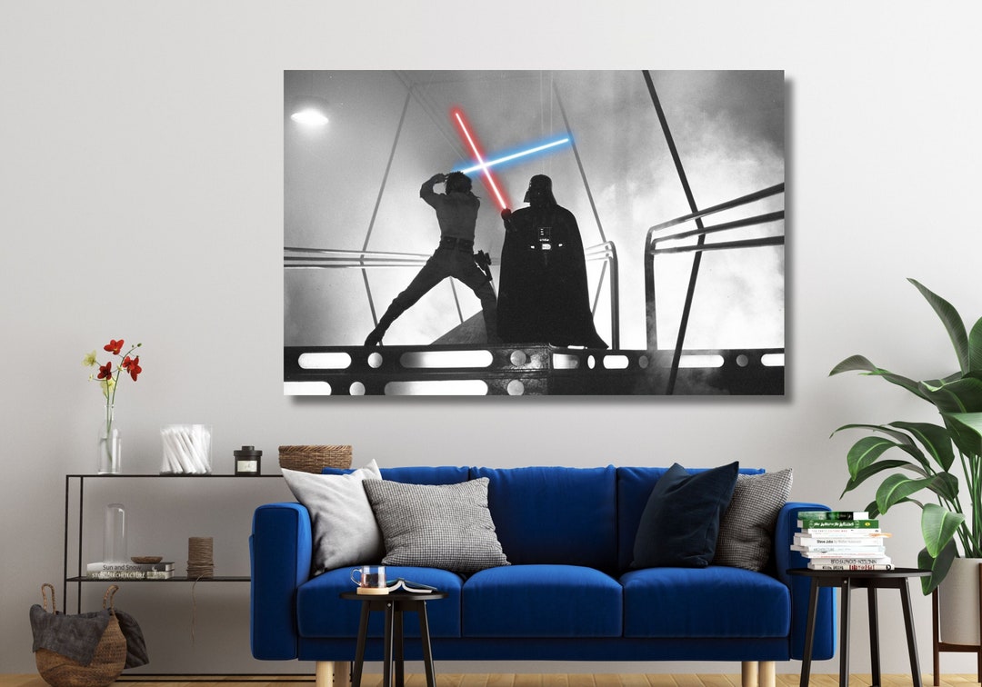 Star Wars Stormtrooper S/W Leinwandbild AK ART Kunstdruck Wandbild Wanddeko XXl