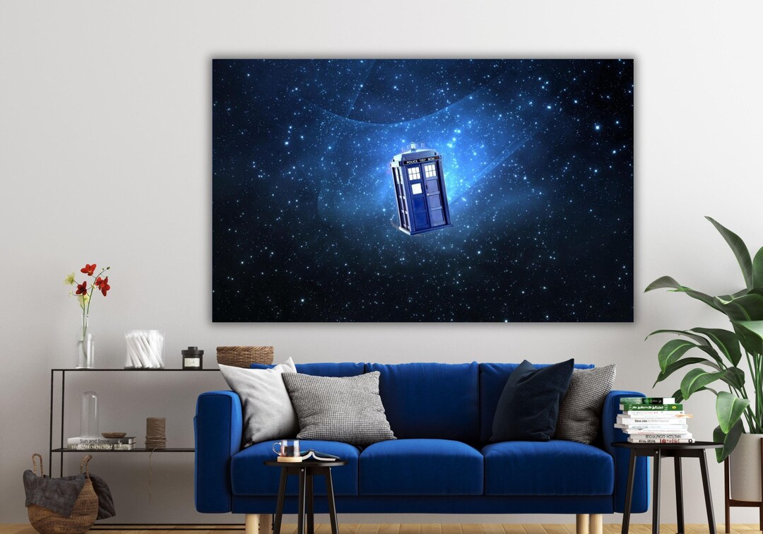 Doctor Who Tardis Sky Canvas Print Art Doctor Who Tardis Box Wall Art ...