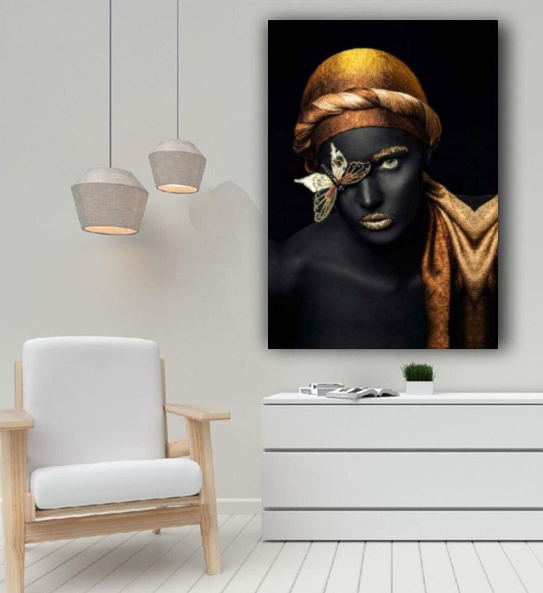 African American Art, African Art, African American Art Canvas, African