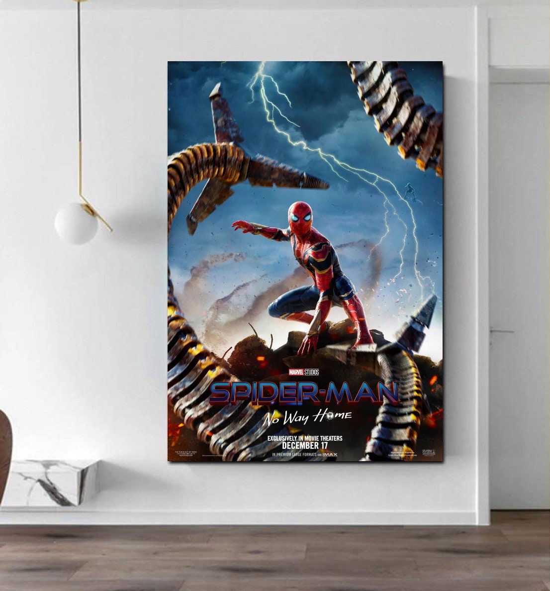 Spider Man Far from Home Poster Print,Marvel Photo Wall Art,Artwork,Movie  Posters for Wall,Game Room Poster,Canvas Art,No Frame Poster,Original Art