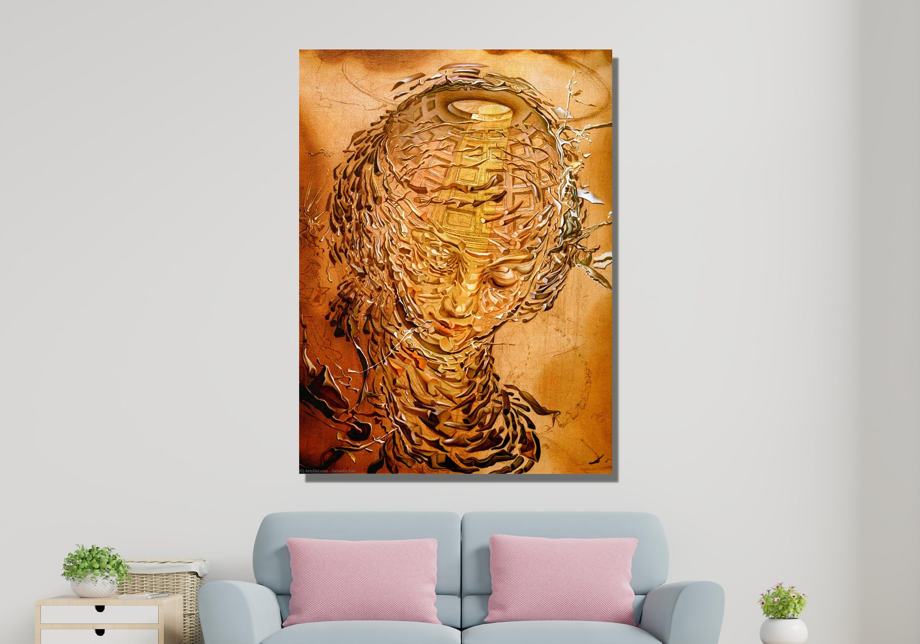 Raphael Head Exploding Salvador Dali Raphaelesque Head Exploding Canvas Wall Pop Art, Salvador ...
