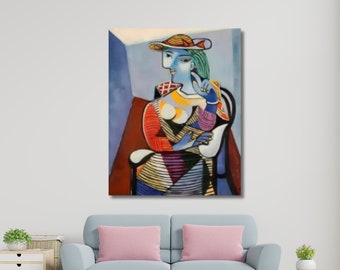 パブロ・ピカソ作「マリー・テレーズ 水上肖像画」（1937年