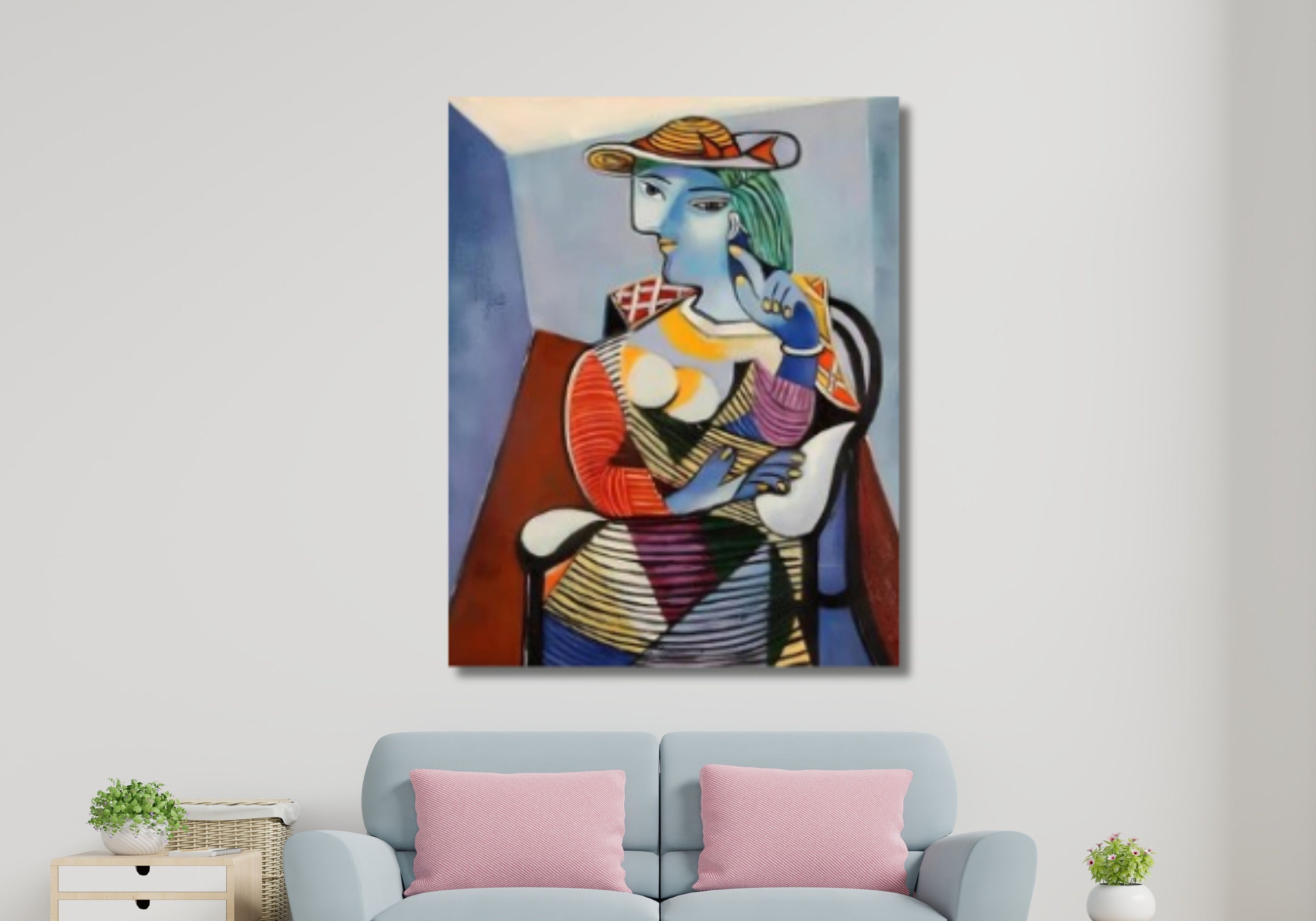パブロ・ピカソ作「マリー・テレーズ 水上肖像画」（1937年