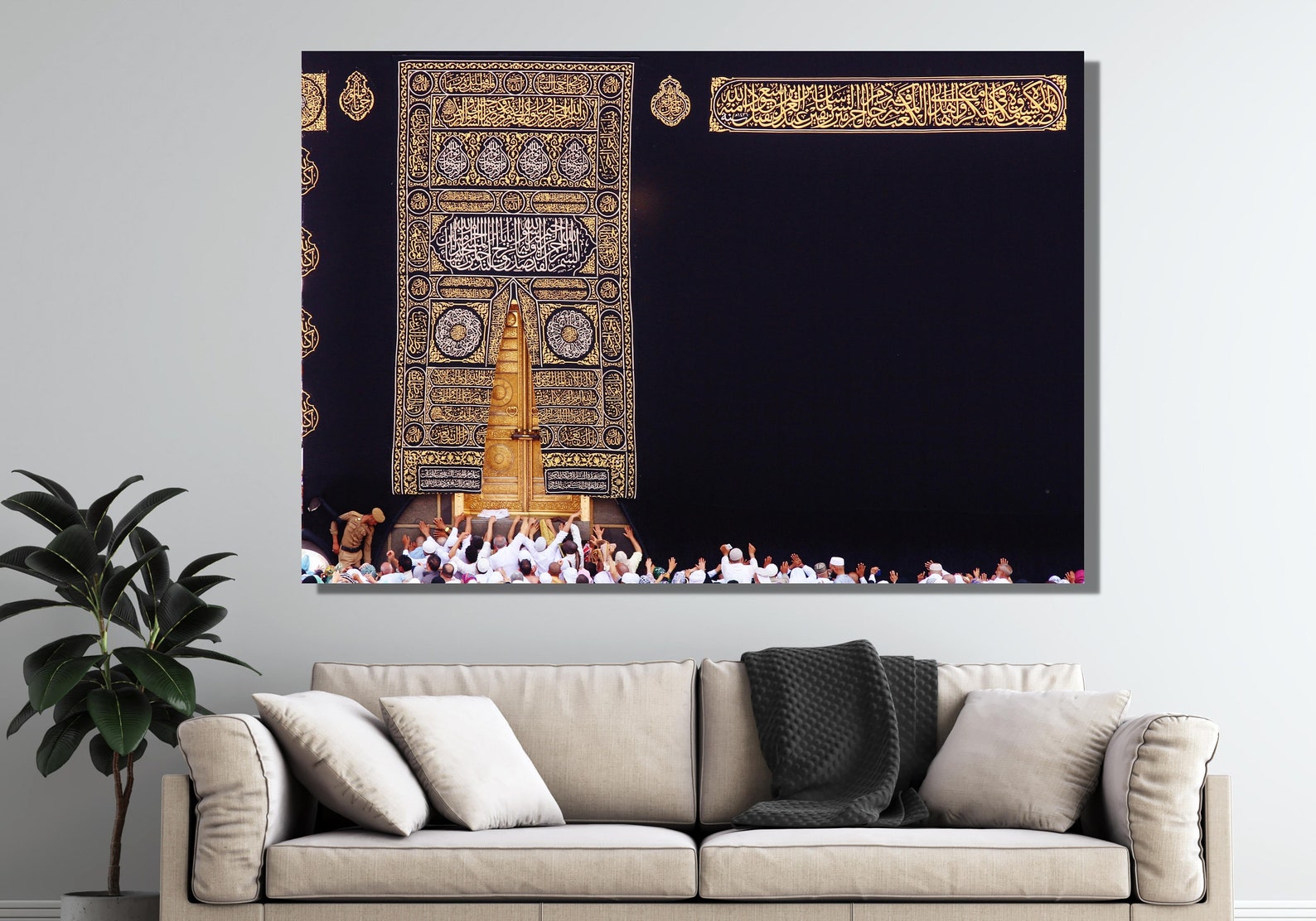Kaaba Painting Kaaba Wall Art Islamic Wall Art Islamic Wall Etsy