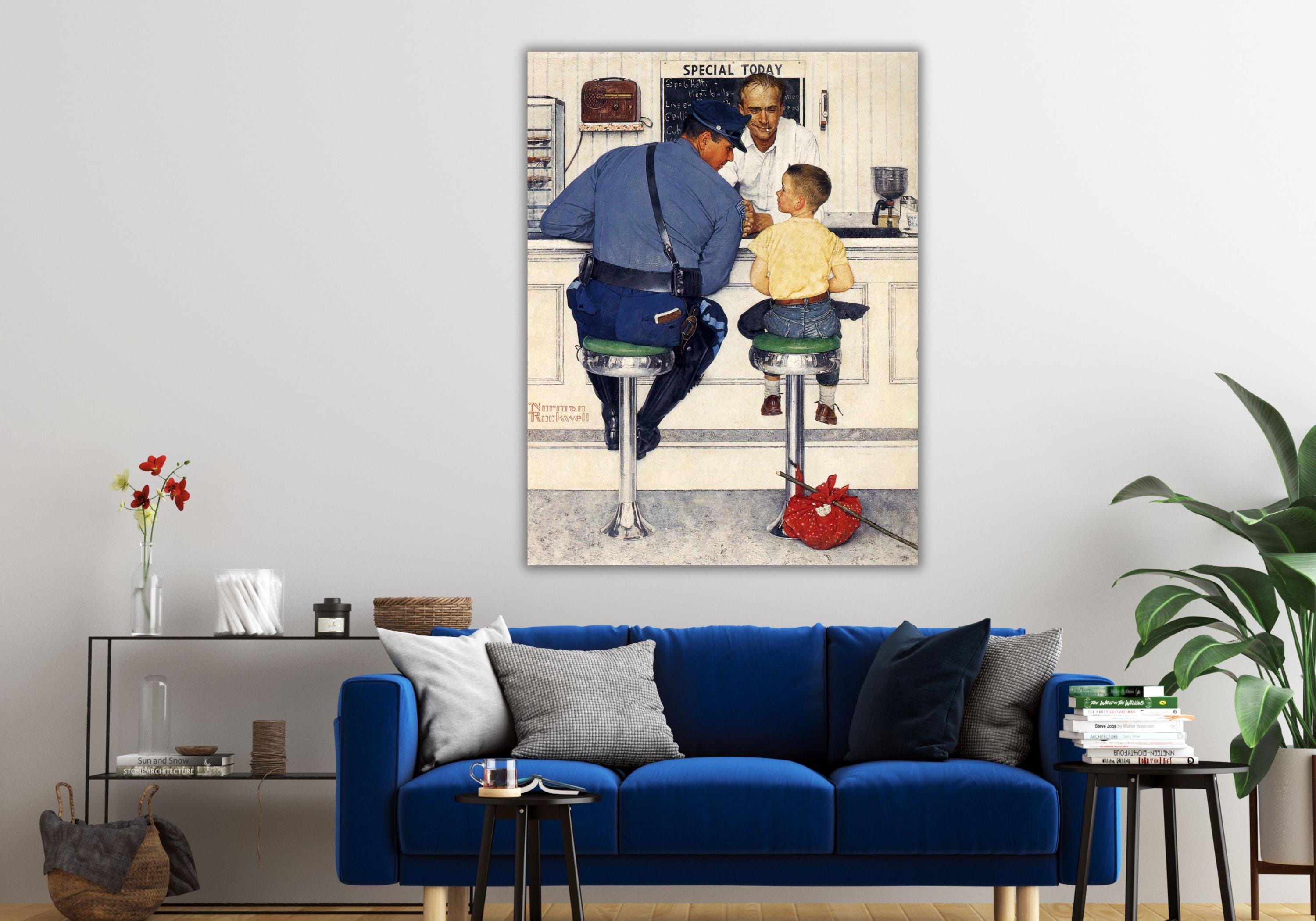 Norman rockwell print runaway - Etsy 日本