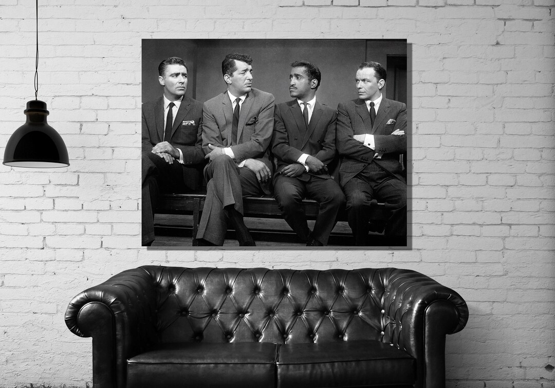 The Rat Pack,the Rat Pack Canvas Art, Frank Sinatra, Dean Martin, Sammy