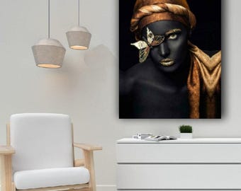 African American Art, African Art, African American Art Canvas, African Canvas Wall Art, Canvas Art, Wall Art Canvas,African Canvas Wall Art