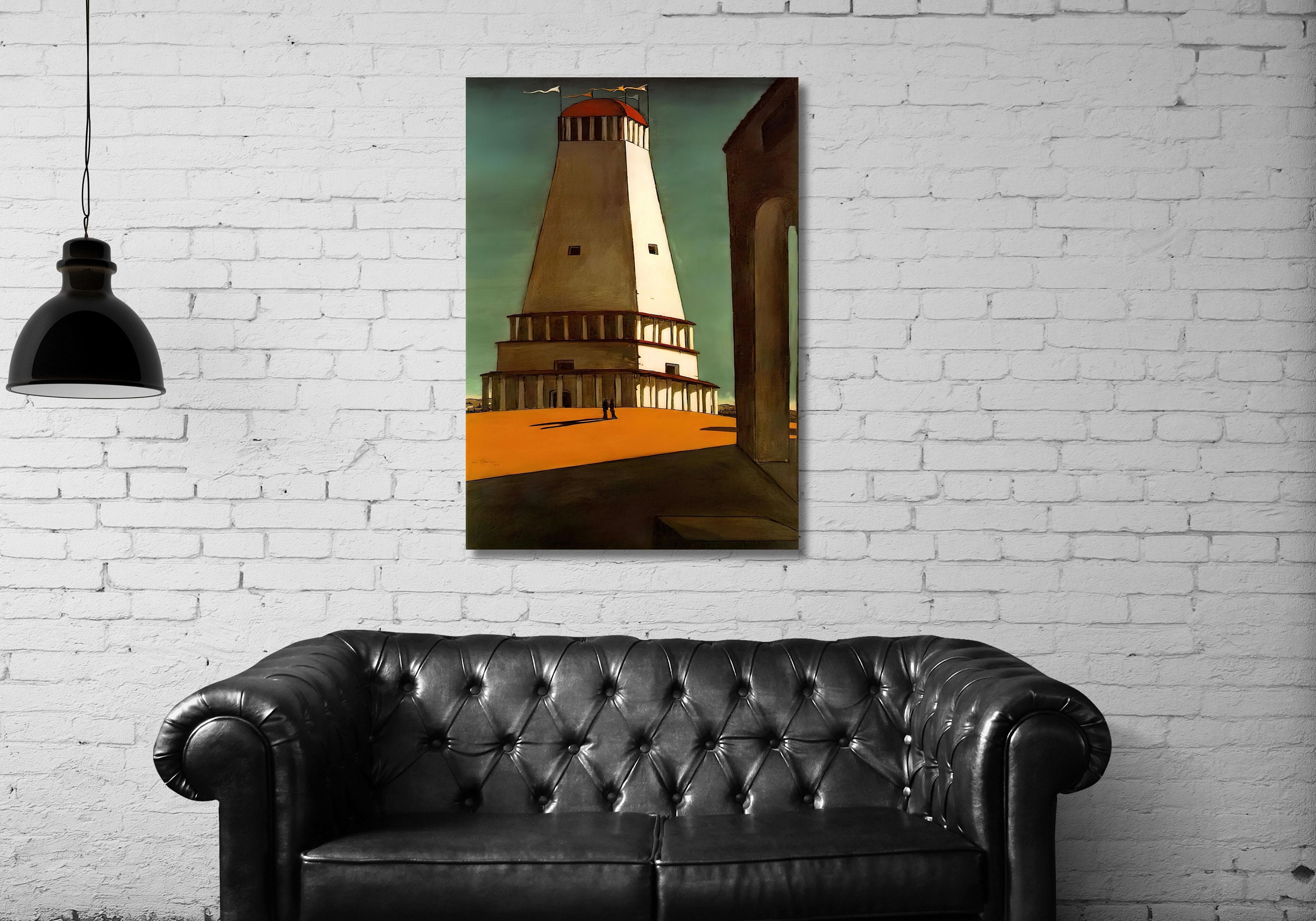 The Nostalgia of the Infinite by Giorgio De Chirico Canvas Art