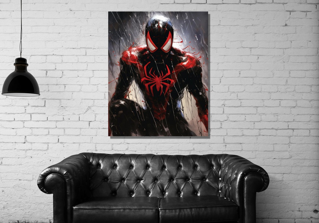 Spiderman Canvas Wall Art Spiderman Spiderman Canvas Art Spiderman