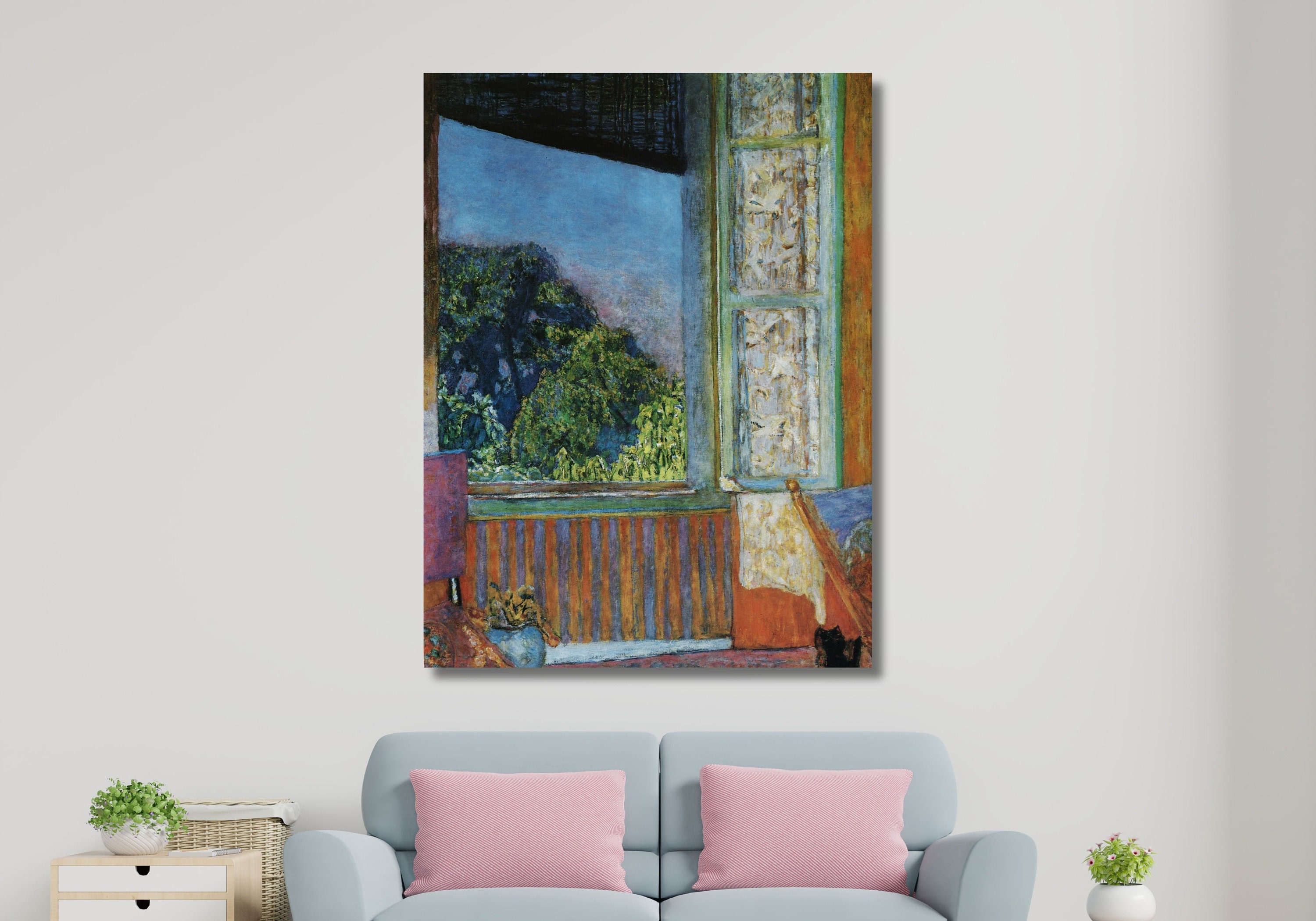 Pierre Bonnard the Open Window Canvas,pierre Bonnard Poster,pierre ...