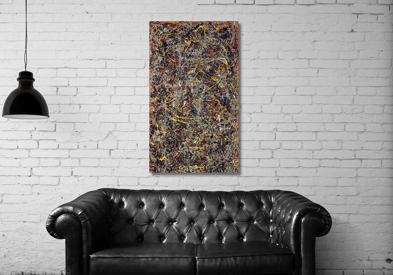 Jackson Pollock Canvas Art,poster Extra Large Canvas Wall Art,abstract