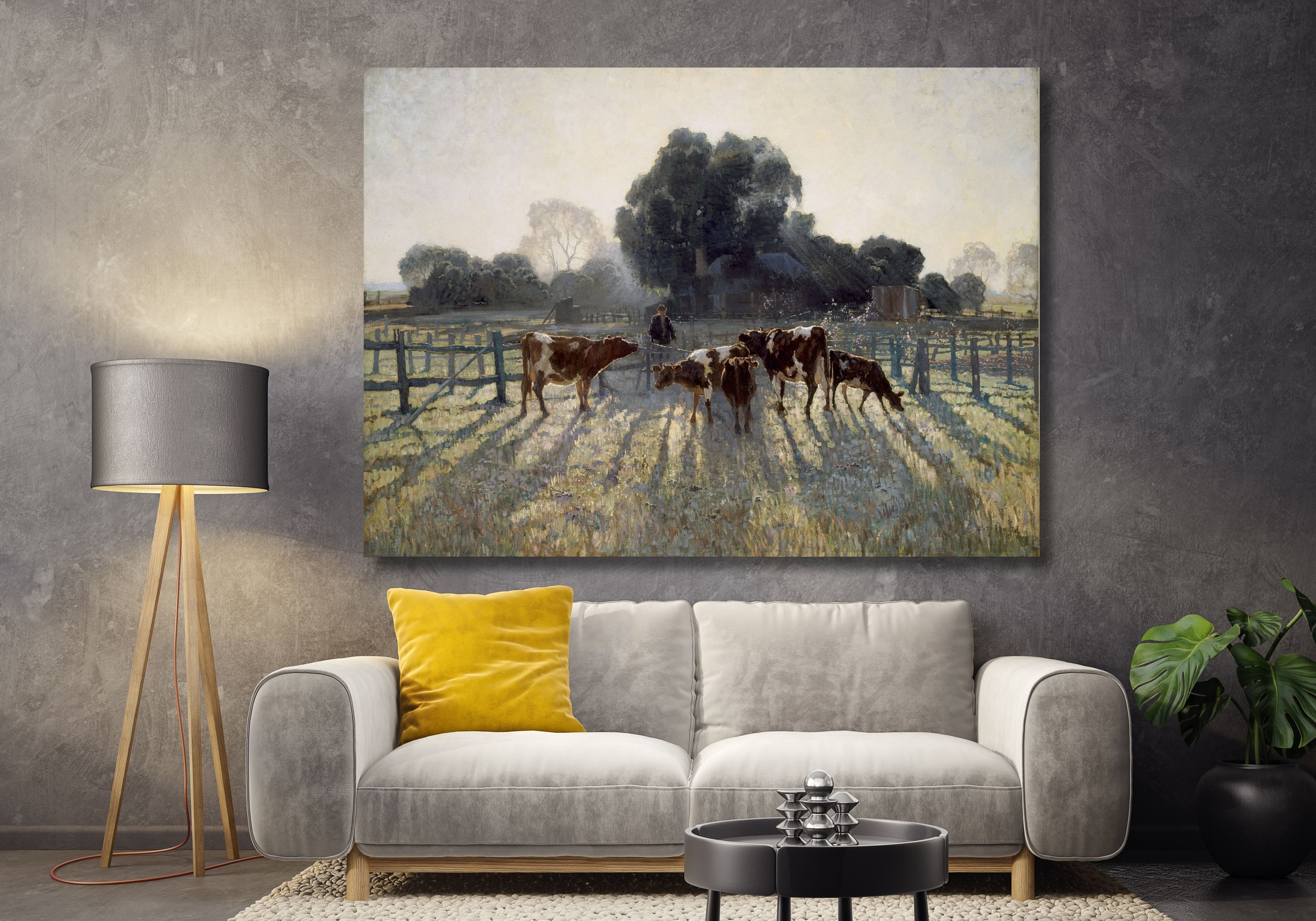 Trademark Fine Art Elioth Gruner 'Spring Frost' Canvas Unframed Photography Wall Art 18 in. W. x