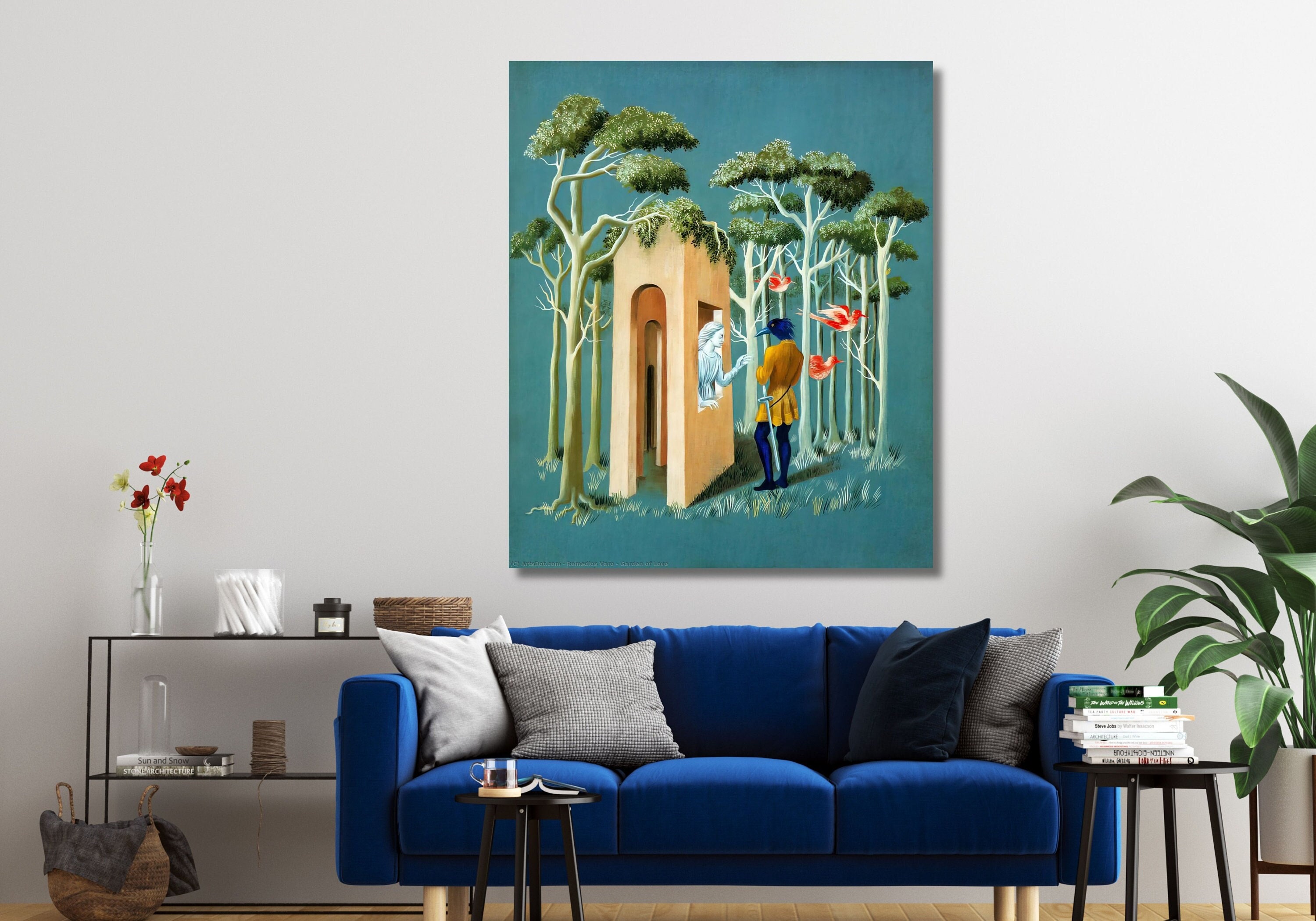 Garden of Love Remedios Varo Canvas,remedios Varo Fine Print