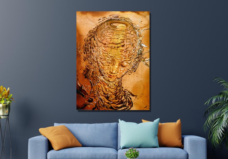 Exploding Head Dali Salvador Dali Raphaelesque Head Exploding Canvas Wall Pop Art, Salvador ...