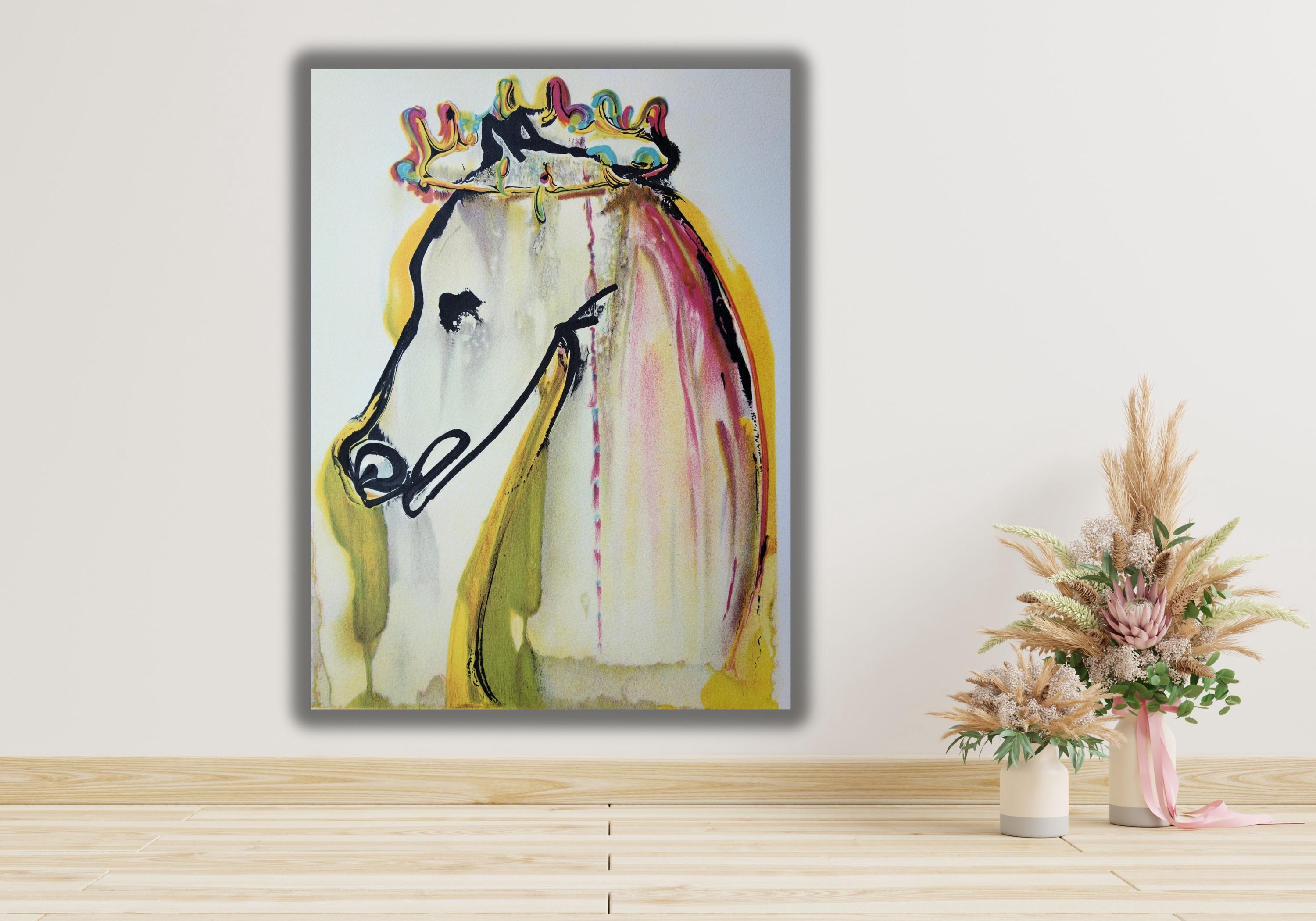 カリグラの馬（ダリの馬）サルバドール・ダリ作 絵画 モダンキャンバス 