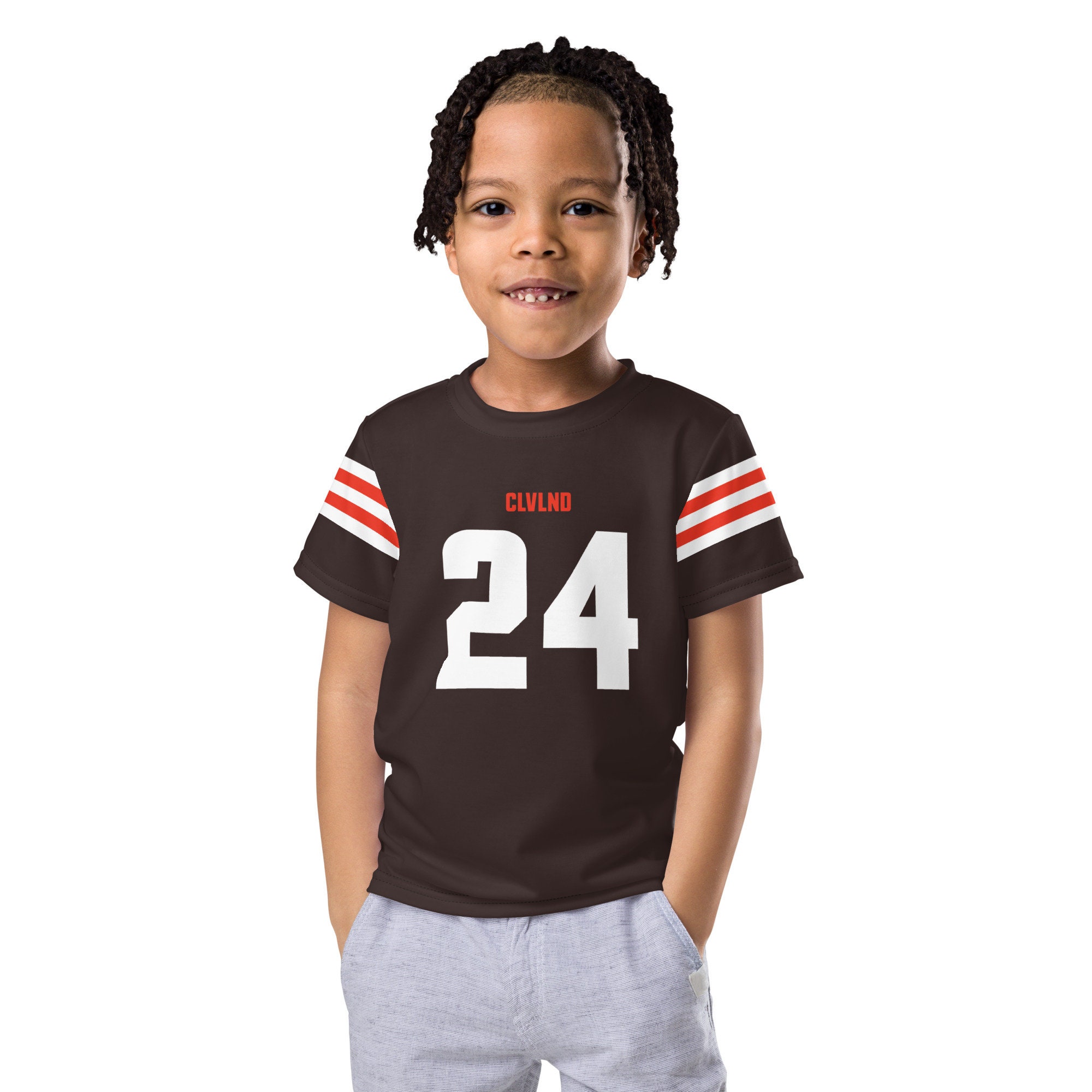 Personalized Cleveland Browns Stand For The The Flag Baseball Jersey - T- shirts Low Price