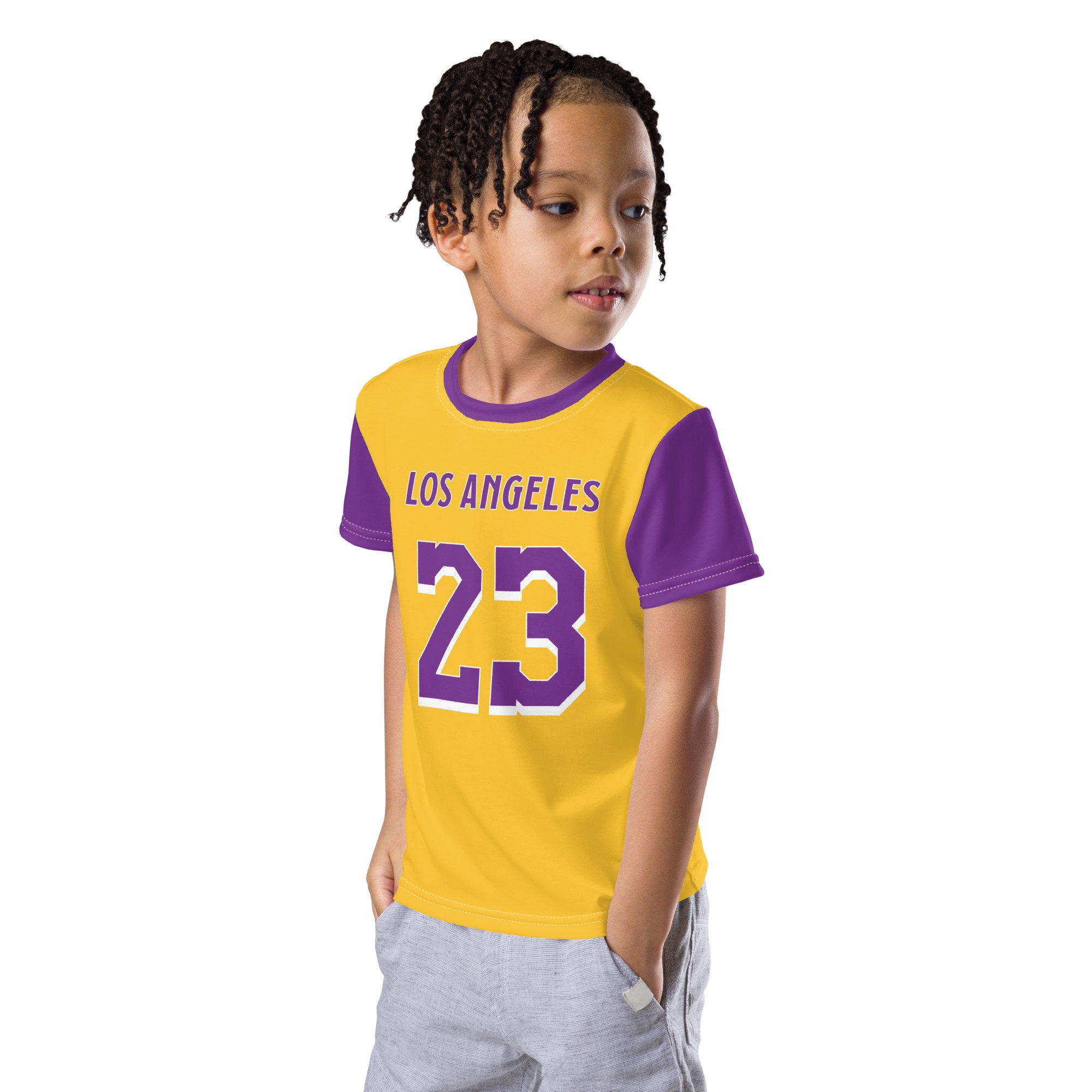 Kids Basketball jerseys 24# Kobe Bryant L.A. Lakers Vintage boy short  Sleeve vests Uniform Children's Basketball Tops shirts,M:130cm~140cm: Buy  Online at Best Price in UAE 