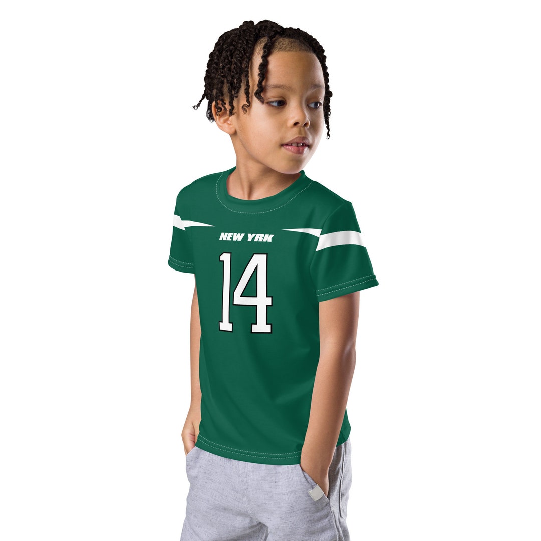 Personalized New York Football Team Green Jersey Kid / Etsy