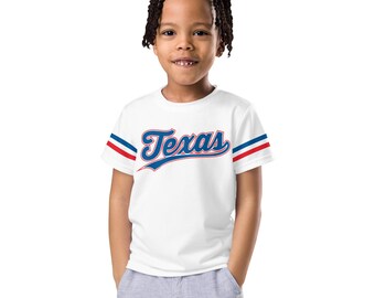 Personalized Arlington Baseball Team White Jersey - Kid / Toddler Tee - Fast Free Shipping Included