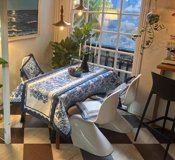 KICHOUSE Puppenhaus Kissen 4-teilig - Miniatur Kissen Mit Blumenmuster Für Puppenmöbel