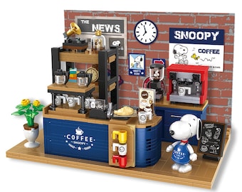 Building Blocks - Miniature Snoopy Coffee Shop