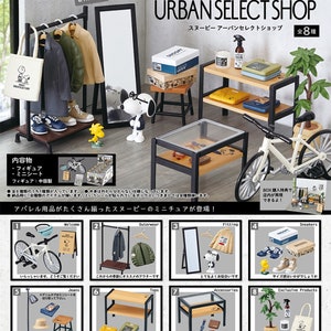 Re-ment Dollhouse - Miniature Snoopy Urban Select Shop - Complete Set -  All 8 Boxes