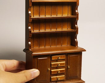 Mobiletto Armadietto In Legno Per Bagno In Miniatura Scala 1:12 - Handley Casa Delle Bambole
