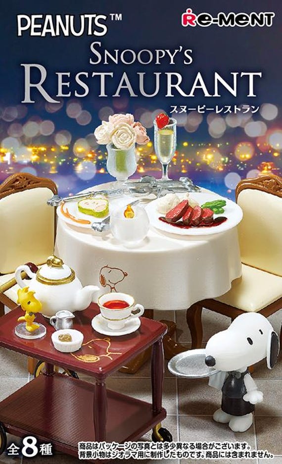 Re-ment Dollhouse - Miniature Snoopy's Restaurant - Blind Box - Etsy